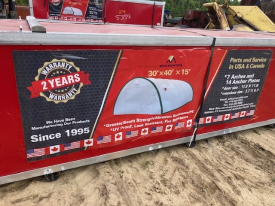Gold Mountain 30'x40'x15' Dome Storage Shelter Kit