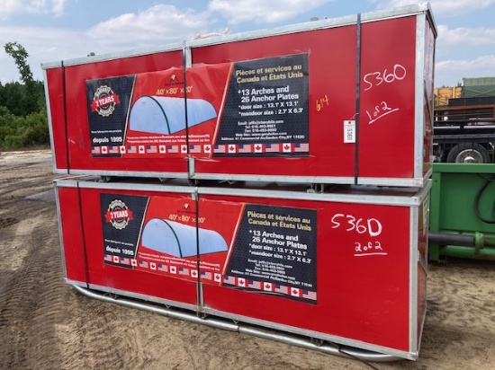 Gold Mountain 40'x80'x20' Dome Shelter Kit