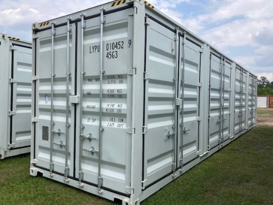 40' High Cube Multi Door Shipping Container