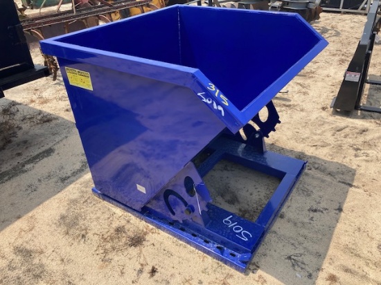 (1) NEW Self Dumping Hopper 1CY