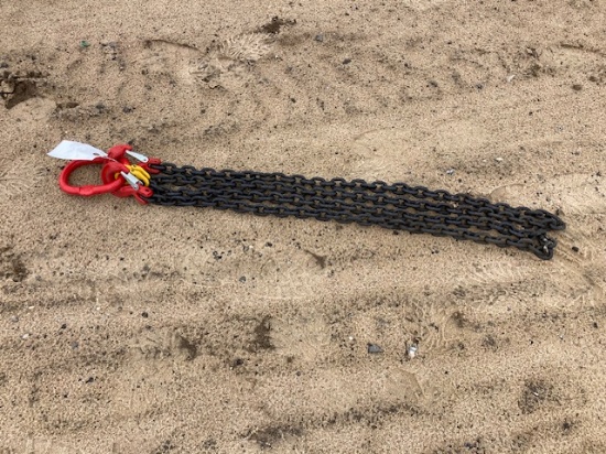 (1) 5/16" G80 Double Chain Sling