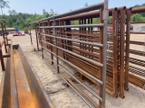 Apx. 24' Free Standing Cattle Panel w/ Apx. 12' Gate