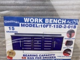 NEW Steelman 15 Drawer 10' Blue Work Bench