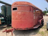 Apx. 16' Stock Trailer Double Axle N/T