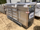 Steelman 7' 10 Drawer Workbench Stainless
