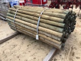 Bundle Of (100) Wooden Fence Post 3
