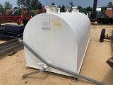 White Apx. 1500 Gallon Fuel Tank