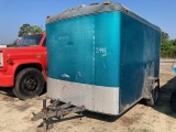 Green Enclosed Trailer Apx. 6.5'x10' N/T