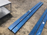 (2) Pieces Of Tube / Fork Ext. Blue