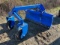 Blue Quick Attach Skid Steer Grader