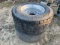(2) Super Singles w/ Rims 445/50R22.5