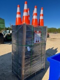 (250) NEW PVC Saftey Traffic Cones