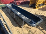 (1) Apx. 10' Poly Bunk Feeder
