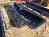 (1) Apx. 10' Poly Bunk Feeder