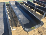 (1) Apx. 10' Poly Bunk Feeder