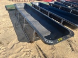 (1) Apx. 10' Poly Bunk Feeder