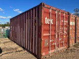 (1) 20' Shipping Container