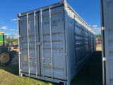 (1) Like New 40' Multi Door Shipping Container