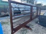 (1) Free Standing 24' Cattle Fence Panel