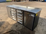 7' Stainless 12 Drawer Tool Box