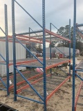 (1) Blue & Orange Pallet Racking