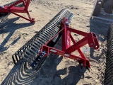 NEW JBAR 6' 3pt. Landscape Rake Red