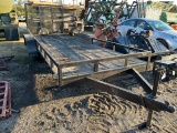 Apx. 18' Utiltiy Trailer w/ Tailgate N/T