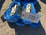 (5) Blue Ratchet Straps