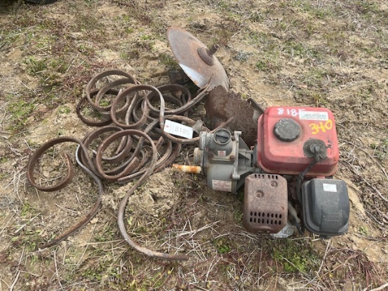 Lot of Misc. Tines & Motor