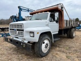 Ford F700 Diesel Truck w/ Dump