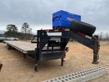 Apx. 40' Gooseneck Trailer w/ Winch