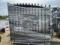 (1) Set Of 14' Bi Parting Wrought Iron Gates Cow Scene
