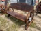 Wagon Wheel Bench