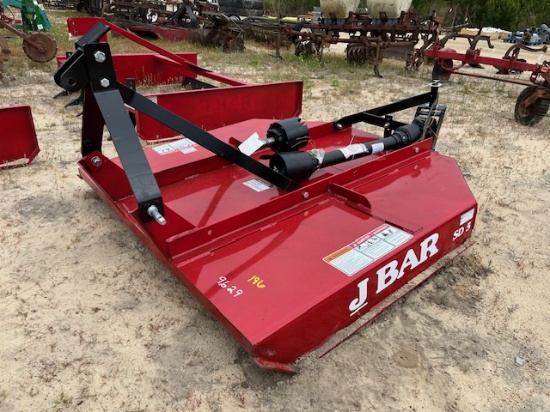 NEW JBAR 5' SD 3pt. Rotary Cutter