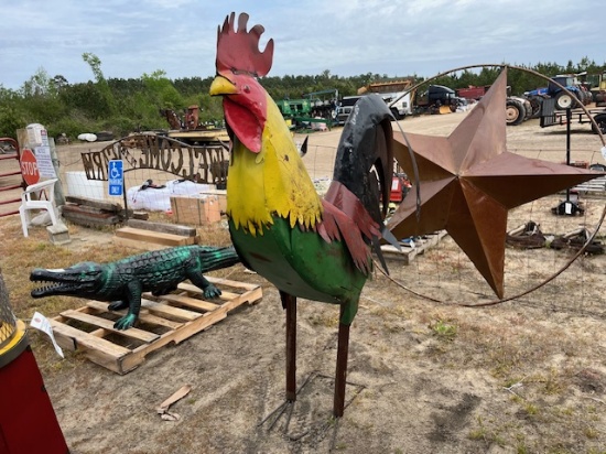 Large Rooster Decor