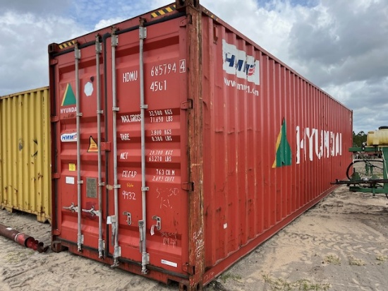 Used 40' High Cube Container