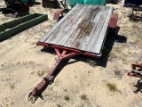 Small Red Tilt Trailer Apx. 5x8 N/T
