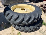 (2) Tires & Rims 15.5-38