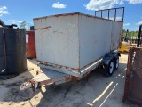 Apx. 6x14 Double Axle w/ Sides