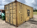 (1) Used 20' Shipping Container