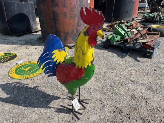 Rooster Yard Decor