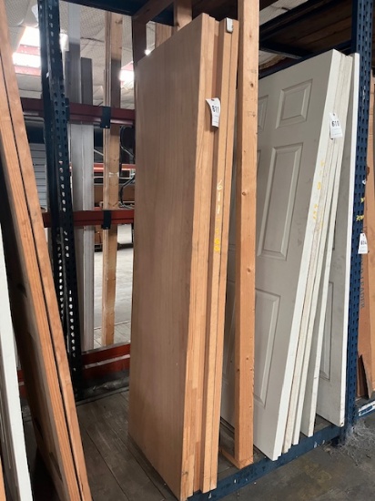 (5) Wood Door Slabs