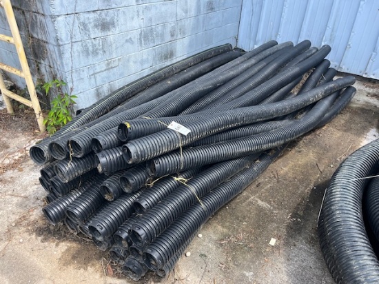 Bundle Of 4in Corrugted Pipe