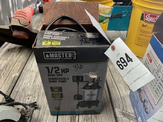 1/2 HP Sumersible Pump