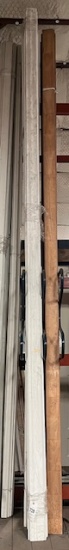 Bundle Of Apx. 4 3/4 White Crown Molding