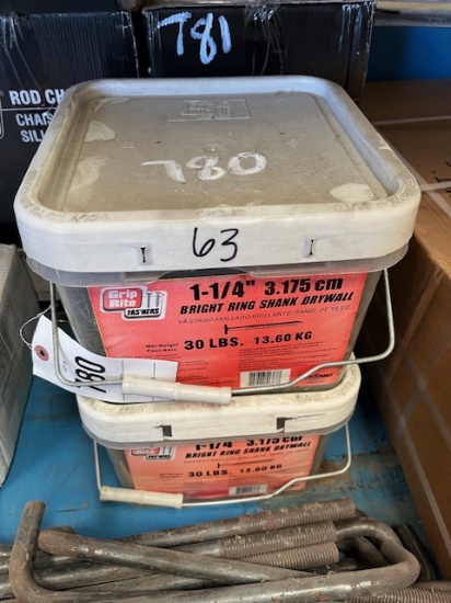 (2) Buckets Dry Wall Ring Shank