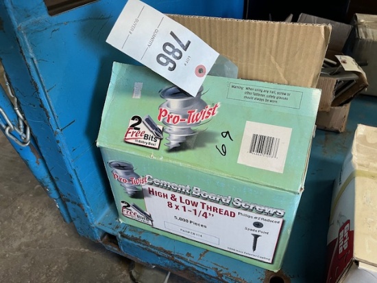 Box of Cement Board Screws