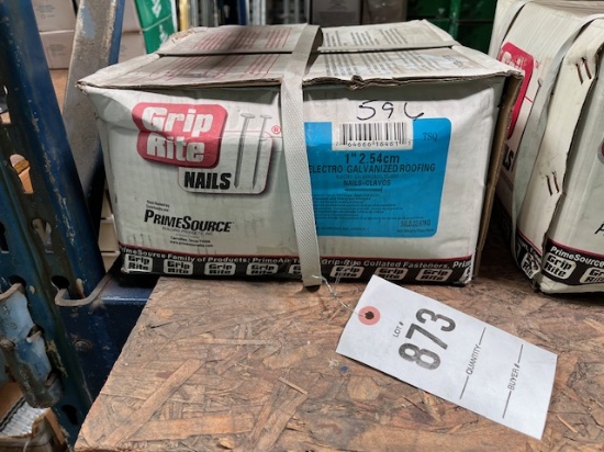 Box Of Galvanized Roofing Nails