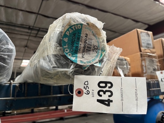 Roll Of 72inx100ft Charcoal Mesh Wire