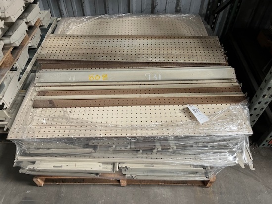 Pallet Of Peg Board & Shelving